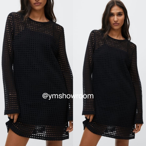 🔥Last 3🔥 MANGO Openwork cotton dress - Picture 2 of 6